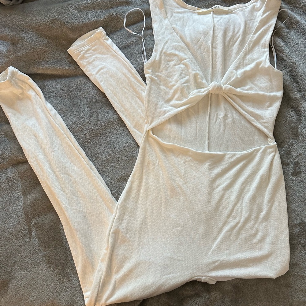 OOTDfash White Jumpsuit